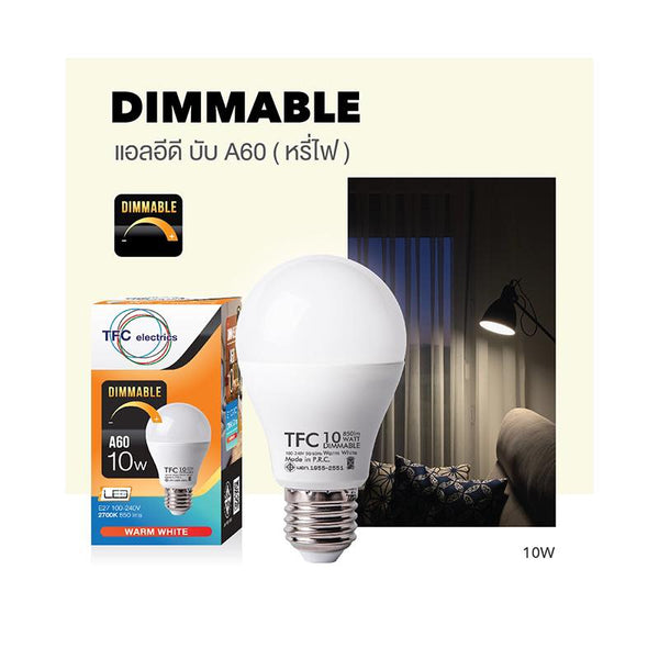 TFC electrics หลอดไฟ LED Bulb รุ่น A60 ECO