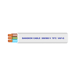 BCC สายไฟแบน 2 แกน 300/500 V 70 °C รุ่น VAF-G